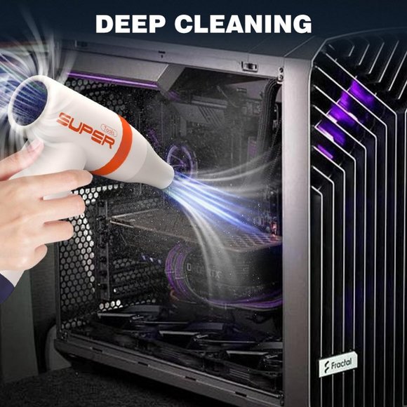 Electric Air Duster for Camera Lenses,Keyboard Cleaning Duster -110000RPM 1 Set - Picture 7 of 9